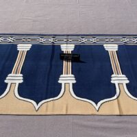 ZANAMAZ Prayer Rectangular Navy Blue Carpet for MASJID (Mosque) & Gallery Carpet With 0.5 Inch Thickness 