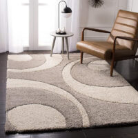 SHAG WEAVING CARPET® Super Soft Fluffy Area Rug For Living Room Handmade 2.5 Inches (Thickness,Pile) Moroccan Design Color Light Gold