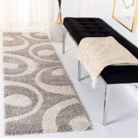 SHAG WEAVING CARPET®Micro Polyester Yarn Super Soft Fluffy Area Rug Handmade 2 Inches (Thickness, Pile) - Beige Cream