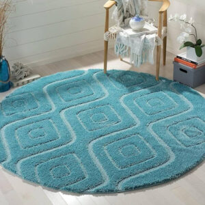 Round Shaggy Carpet