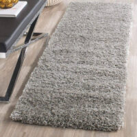SHAG WEAVING CARPET®Micro Polyester Yarn Super Soft Fluffy Area Rug Handmade 2 Inches (Thickness, Pile) - Silver
