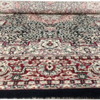 TTC THREAD & TEXTURE CARPET Kashmiri Traditional Persian Design Acrylic Silk Carpet Pile Height 1 inch