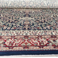 TTC THREAD & TEXTURE CARPET Kashmiri Traditional Persian Design Acrylic Silk Carpet Pile Height 1 inch