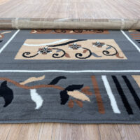 TTC THREAD & TEXTURE CARPET™ Modern Comfort Power Loomed Carpets for Living Room Pile Height 0.5 Inches