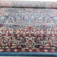 TTC THREAD & TEXTURE CARPET Kashmiri Traditional Persian Design Acrylic Silk Carpet Pile Height 1 inch
