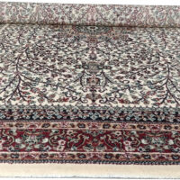 TTC THREAD & TEXTURE CARPET Kashmiri Traditional Persian Design Acrylic Silk Carpet Pile Height 1 inch