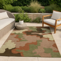 TTC Thread & Texture Carpet™ Premium Hand-Tufted 100% New Zealand Wool Carpets 2 Inches Thickness Pile - Multicolor