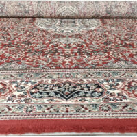 TTC THREAD & TEXTURE CARPET Kashmiri Traditional Persian Design Acrylic Silk Carpet Pile Height 1 inch
