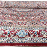 TTC THREAD & TEXTURE CARPET Kashmiri Traditional Persian Design Acrylic Silk Carpet Pile Height 1 inch