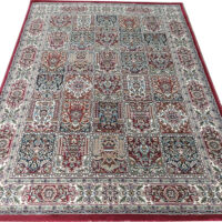 TTC THREAD & TEXTURE CARPET Kashmiri Traditional Persian Design Acrylic Silk Carpet Pile Height 1 inch