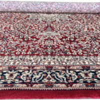 TTC THREAD & TEXTURE CARPET Kashmiri Traditional Persian Design Acrylic Silk Carpet Pile Height 1 inch