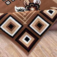 TTC THREAD & TEXTURE CARPET™ Modern Comfort Power Loomed Carpets for Living Room Every Space Area Rug Pile Height 0.5 Inches - Gold